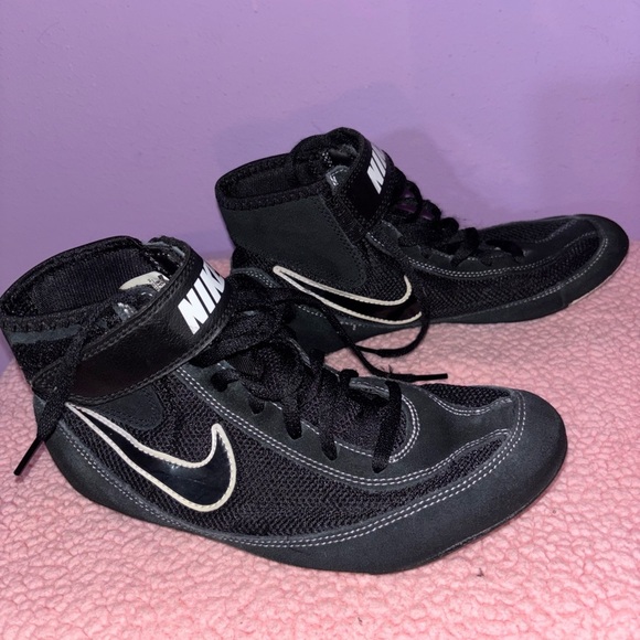 Nike Shoes - Nike Black and Gray High-Top Shoes